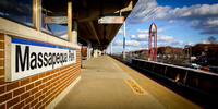 Massapequa Park Station LIRR Panorama